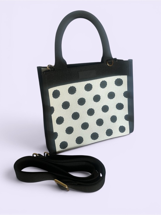 kate spade Handbags - Kate Spade Target Collab Black & White Polka Dot Mini Tote